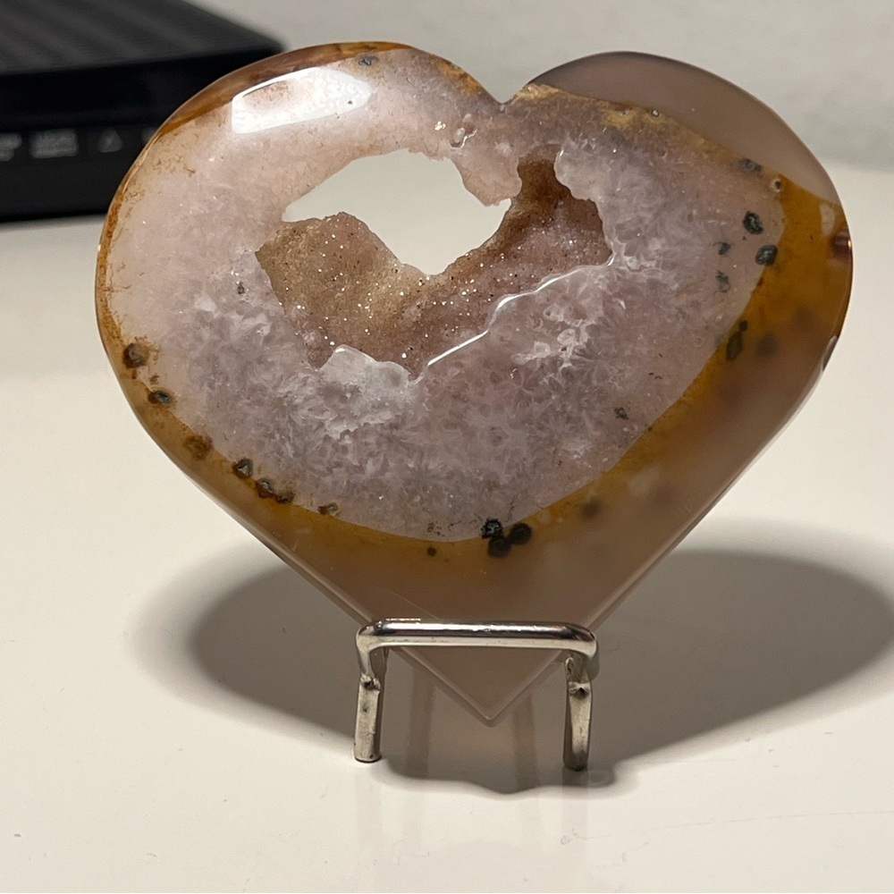 Tiger eye heart